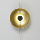 applique murale dorée à led style nordique design moderne élégance raffinée