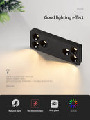 Brgt surface-mounted aluminium cob LED spotlight for modern interiors