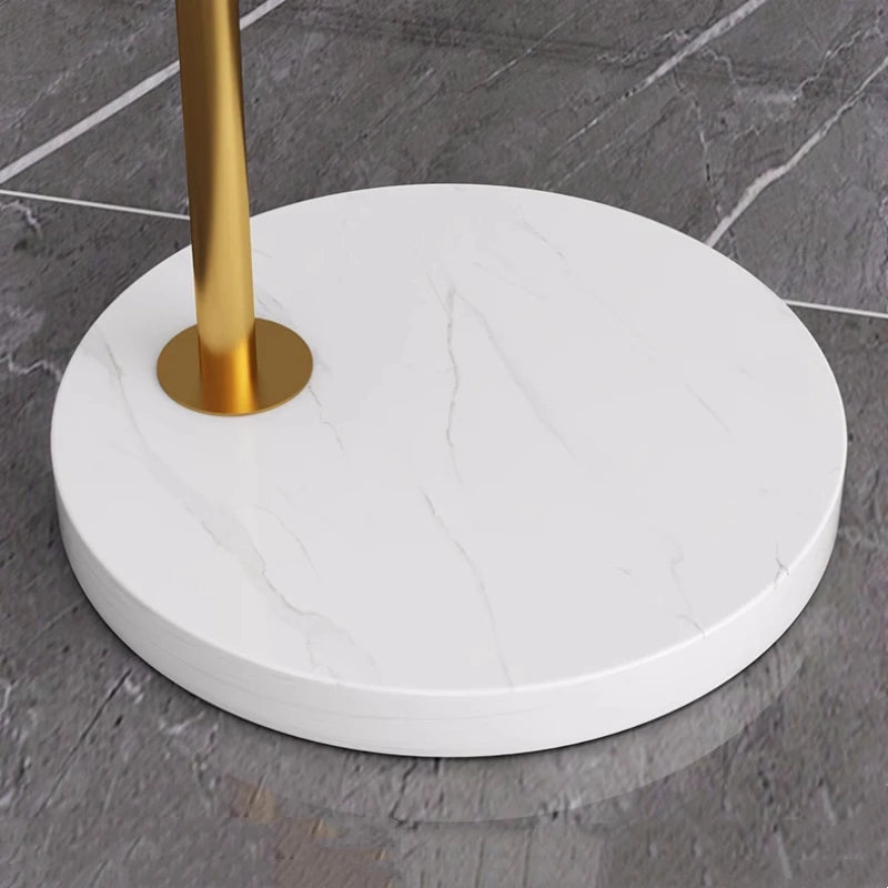 lampadaire led de luxe en marbre de styliste italien