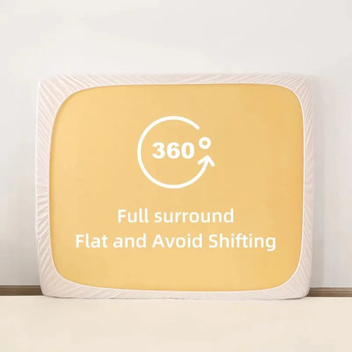 Waterproof Mattress Protector, Breathable Noiseless Mattress Topper, Bed Smooth Jersey Mattress Cover Fully Fitted Sheet - vue 7 sur 7