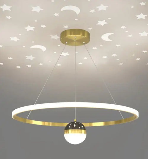 suspension design ronde en led pour décoration moderne - vue 10 sur 12