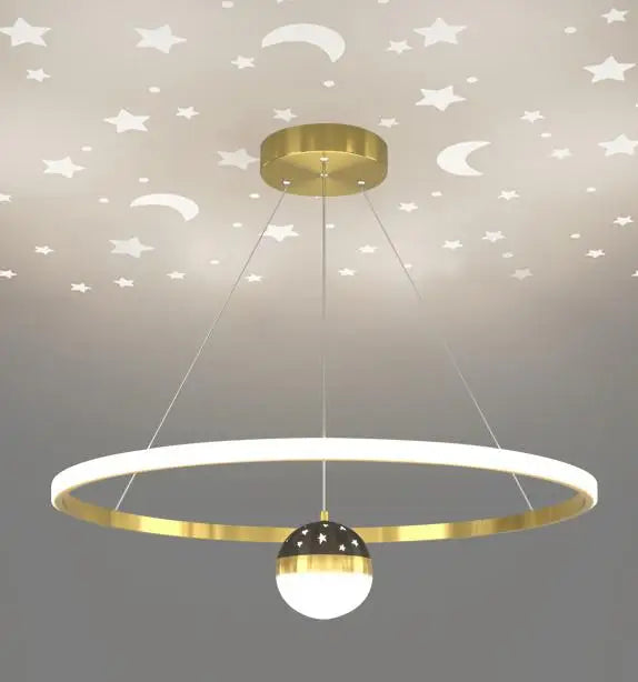 suspension design ronde en led pour décoration moderne - vue 9 sur 12
