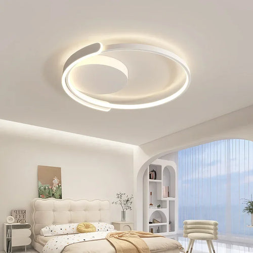 Plafonnier Led circulaire minimaliste moderne - vue 2 sur 10