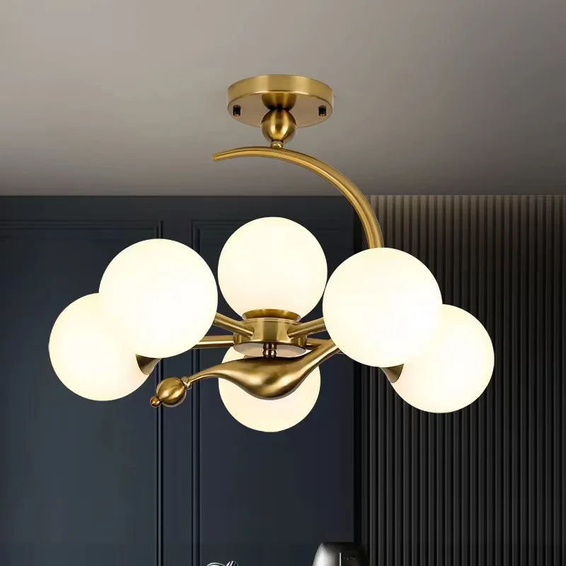 lustre nordique post-moderne simple style américain moderne - vue 6 sur 14