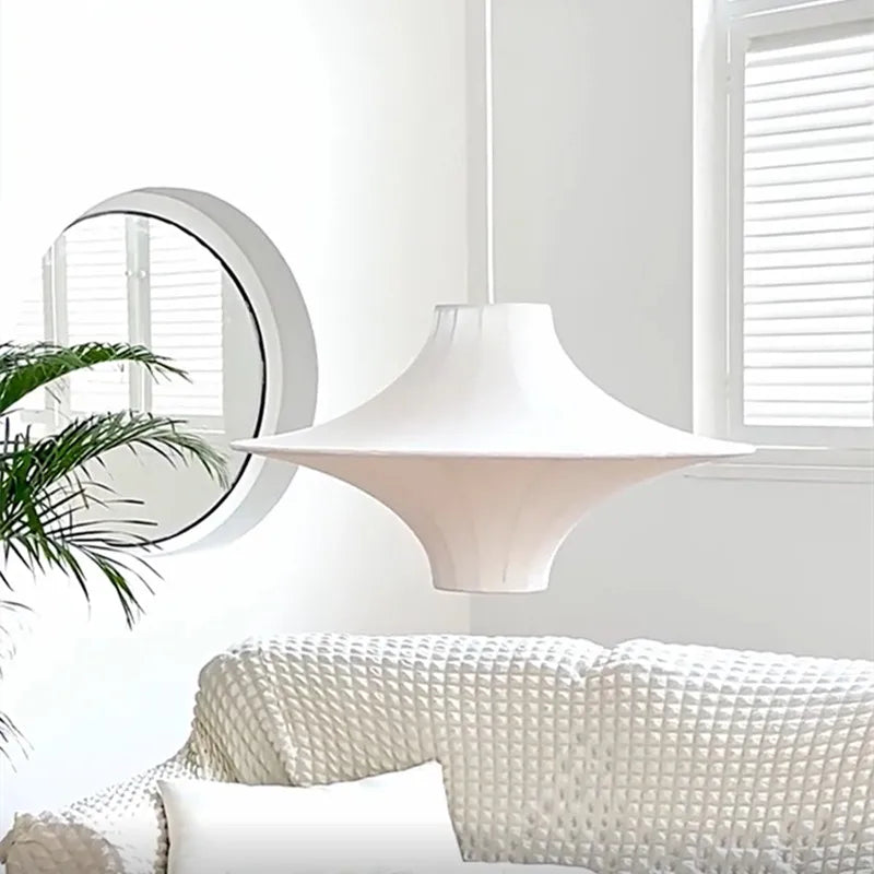 Suspension Led en soie Wabi Sabi