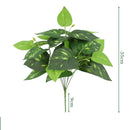 feuilles de bambou dieffenbago en soie pour décoration élégante