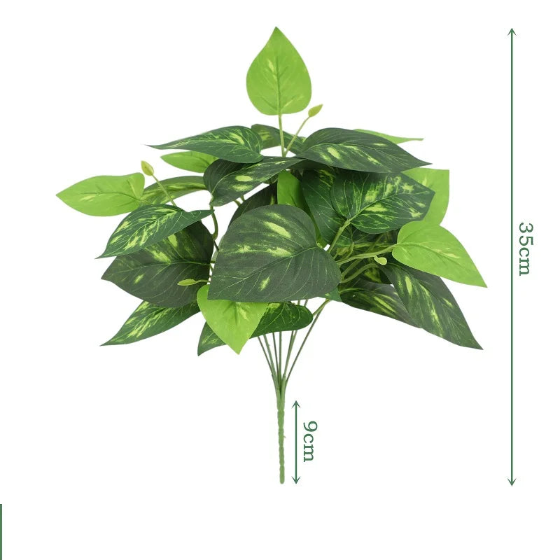 feuilles de bambou dieffenbago en soie pour décoration élégante - vue 26 sur 32