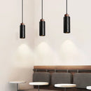 Nordic minimalist cylindrical LED pendant light