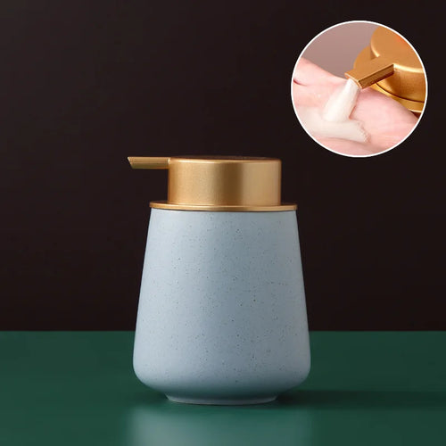 distributeur de savon portable en céramique 400 ml pour soins personnels - vue 28 sur 30