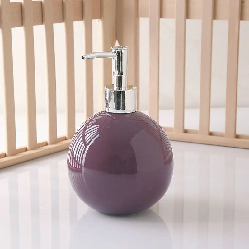 bouteille de gel douche et savon pour les mains accessoires de salle de bain