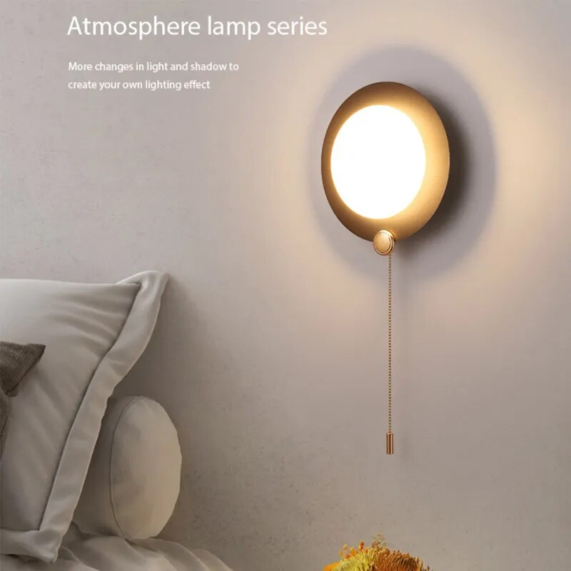 Appliques murales LED d'intérieur créatives avec interrupteur - vue 4 sur 8