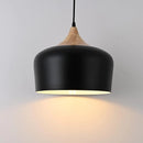 Suspension nordiques en bois massif abat-jour en aluminium lampe suspendue pour la maison Restaurant Bar hôtel café décor à la maison éclairage intérieur
