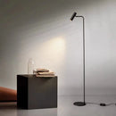 lampadaire en laiton minimaliste rotatif avec 3 gradations