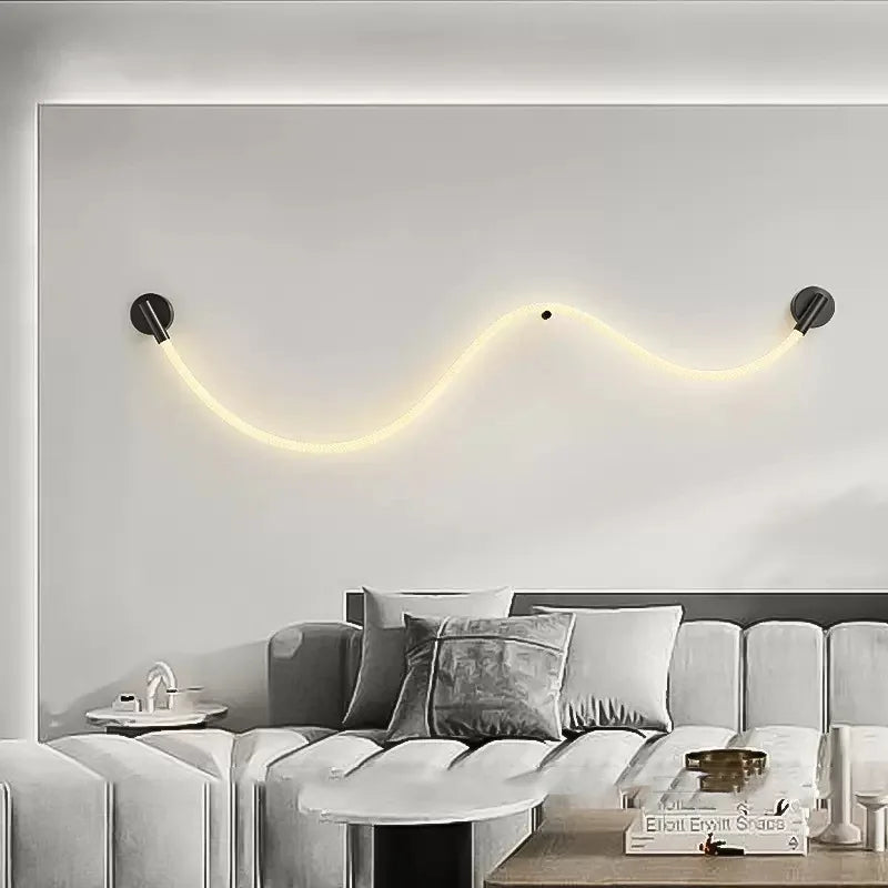 applique murale en acier inoxydable et silicone 	 style