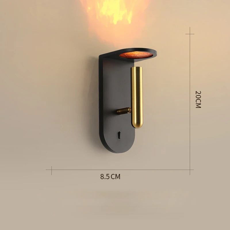 Modern minimalist luxury LED flame chandelier home decor - vue 9 sur 9
