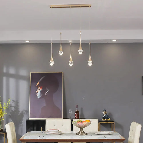 Modern Nordic chandelier for elegant minimalist lighting - vue 4 sur 30