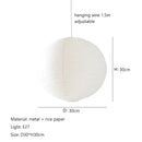Japanese style rice paper art pendant light, lantern ball bedroom, living room, tea room, Zen lamp decoration pendant light