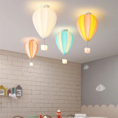plafonnier ballon à air chaud design mignon avec télécommande