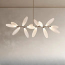 lustre moderne en verre nordique pour décoration intérieure