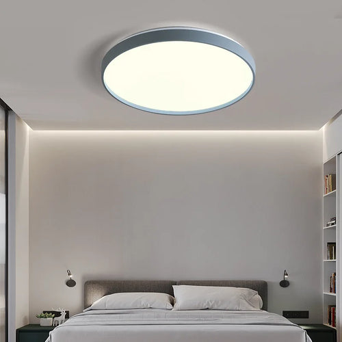 Modern minimalist ceiling light for elegant interior decor - vue 5 sur 18