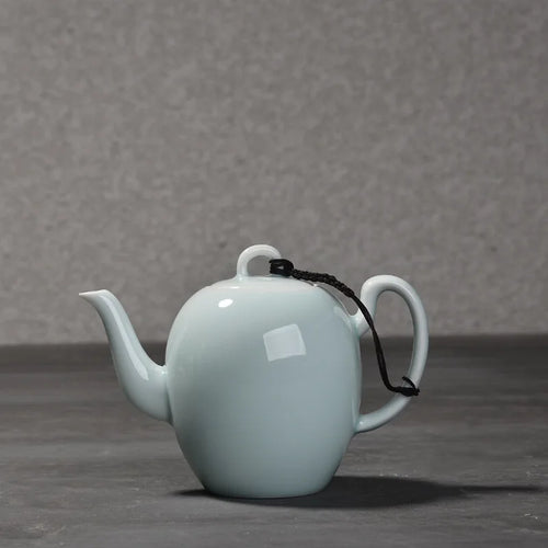 Theiere porcelaine artisanale style kung fu avec accessoires