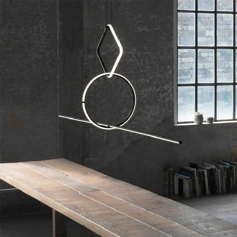 lustre nordique led pour décoration créative de la maison