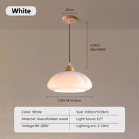 lampe suspendue en verre nordique décorative en forme de citrouille