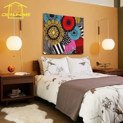 applique murale en soie design italien pour décoration moderne