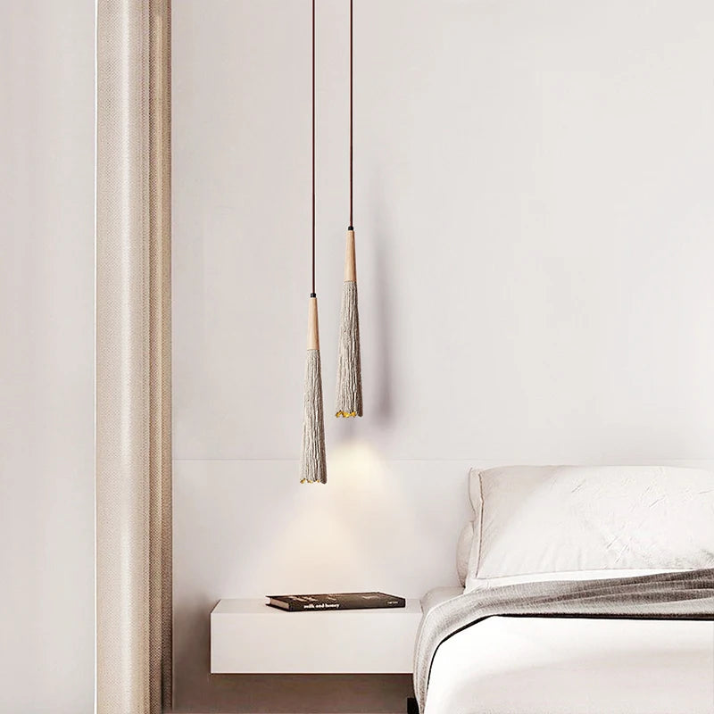 suspension wabi-sabi en ciment pour décoration intérieure moderne - vue 4 sur 6