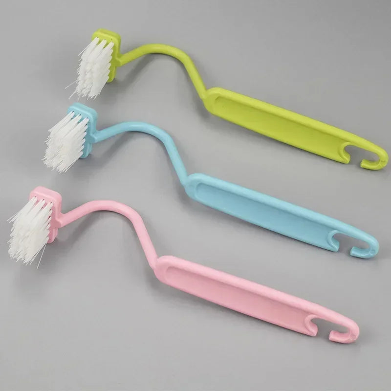 brosse de toilette incurvée outil de nettoyage pratique portable - vue 6 sur 9