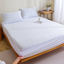 EU Size 35% Bamboo Fiber 65% Polyester , cooling feeling , 30cm Protective Height, Mattress Pad Protector