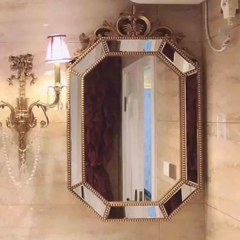 miroir décoratif suspendu nordique pour un élégant maquillage - vue 4 sur 14