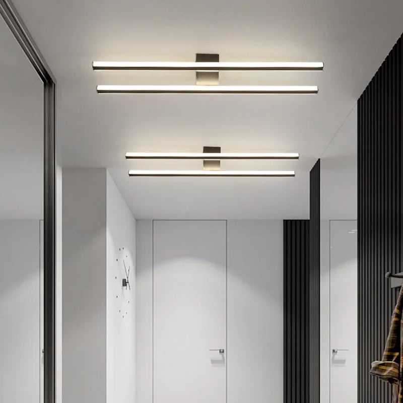 Minimalist nordic style LED wall light for indoor use - vue 6 sur 9