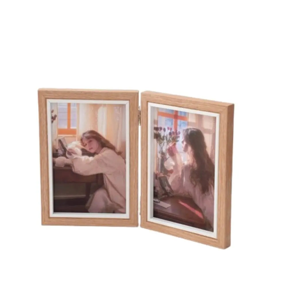 cadre photo pliable en bois pour album de bureau - vue 13 sur 14