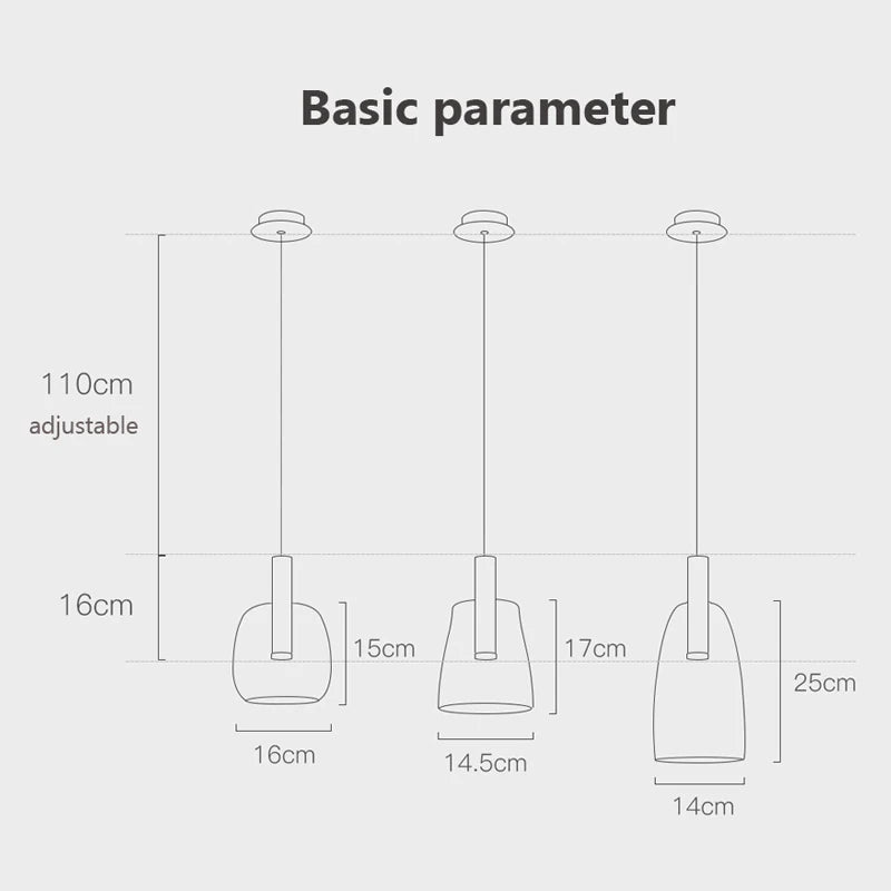 lustre suspension led luxe déco nordique luminaires modernes - vue 5 sur 12