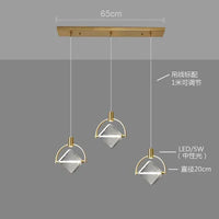 suspension cristal led luminaire suspendu style nordique loft décor intérieur
