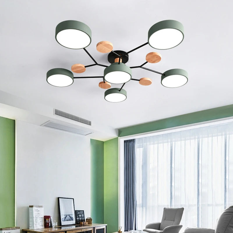 Plafonnier led de style scandinave - vue 4 sur 39