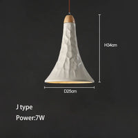 lustre wabi-sabi en ciment pour décoration intérieure et extérieure