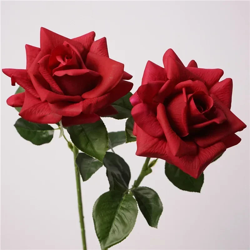 roses artificielles de haute qualité pour décoration intérieure - vue 2 sur 6