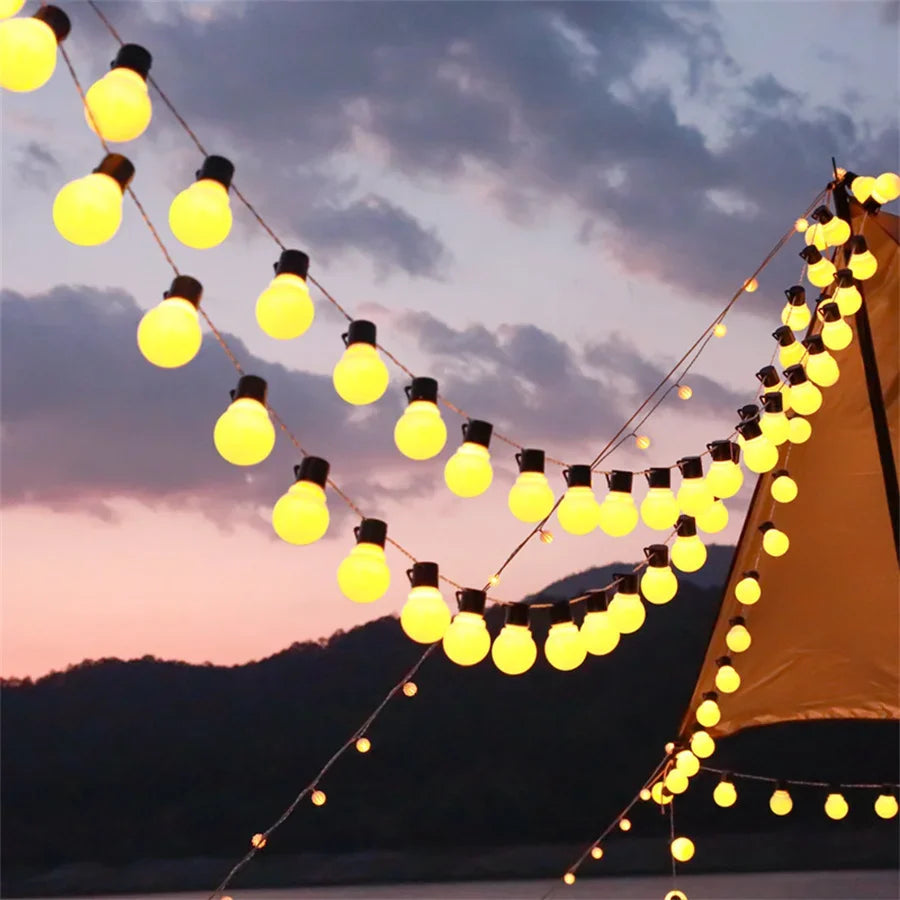guirlande lumineuse à led pour décoration extérieure festive - vue 3 sur 7