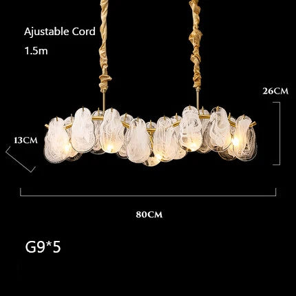 lustre suspendu en verre nuage design créatif postmoderne unique - vue 7 sur 18