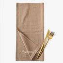 Serviette de table coton lavé style vintage lot10