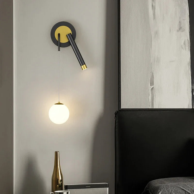 appliques murales led modernes à double tête pour décoration intérieure - vue 6 sur 14