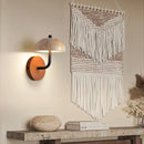 applique murale vintage en pierre naturelle champignon lumineux