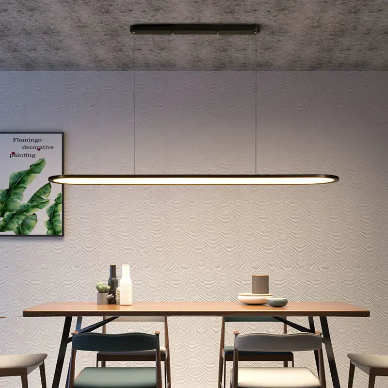 lustre suspension led design minimaliste pour éclairage