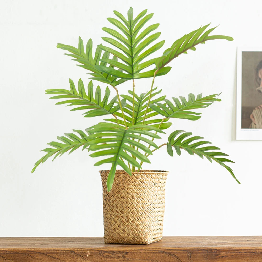 plante artificielle tortue tropicale avec feuilles décoratives pour intérieur - vue 5 sur 8