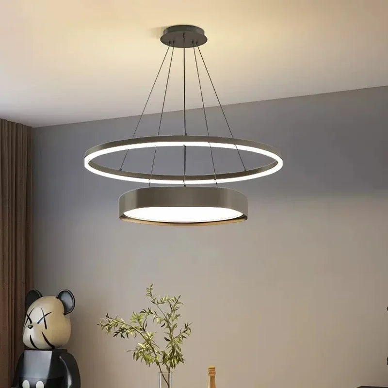 lustre led moderne minimaliste pour intérieur - vue 5 sur 8
