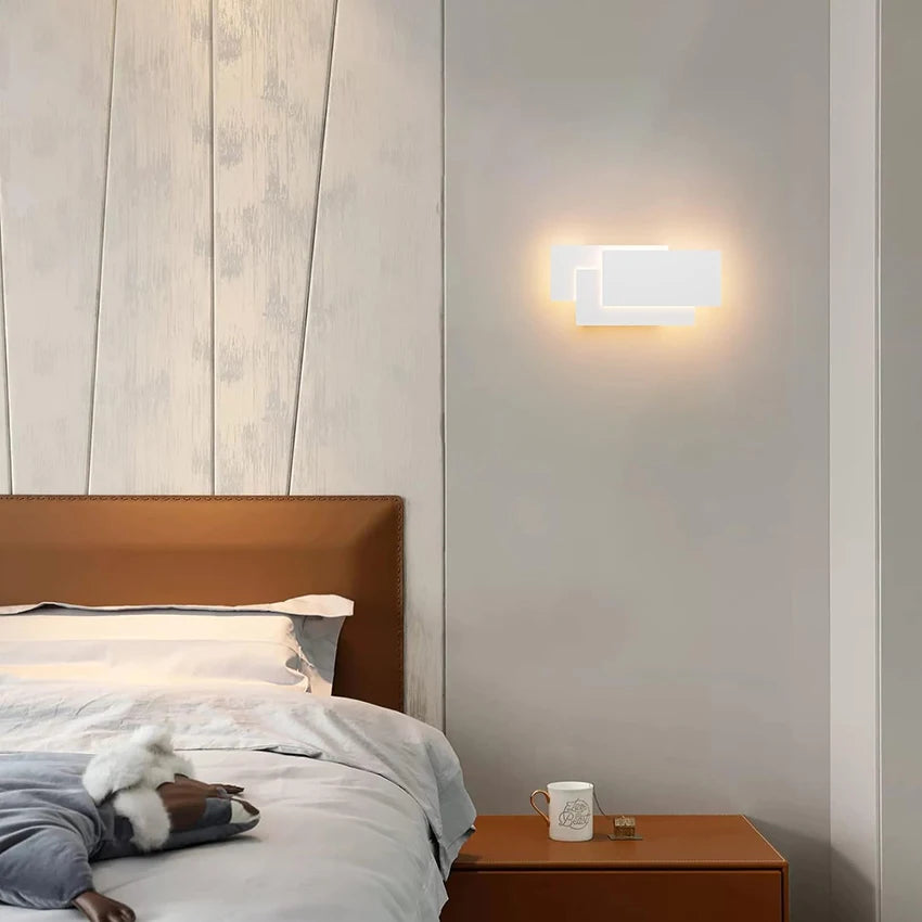 Applique murale LED rectangles superposés - vue 3 sur 8