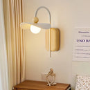 applique murale nordique en bois avec luminaire led pour intérieur