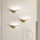 Applique murale moderne en pierre de grotte jaune naturelle Pure